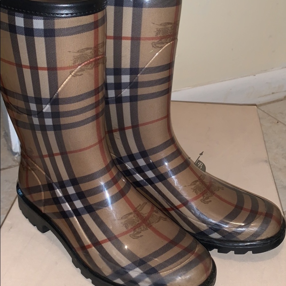 Authentic Burberry Rain Boots